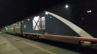 Amtrak Empire Builder West Bound  7 Engines  332  309 [upl. by Adnertal705]