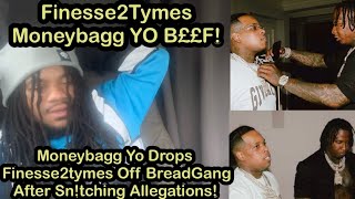 Finesse2Tymes Dss£s MoneyBagg Yo In Freestyle Says BreadGang Contract Was Balled Up [upl. by Arahsit]