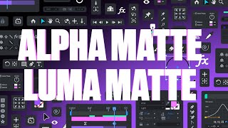 AULA 14 Alpha Matte e Lumma Matte no After Effects [upl. by Zea747]