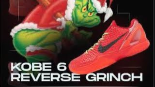 KOBE 6 REVERSE GRINCH nikebasketball nikezoomair nike [upl. by Ardeth]