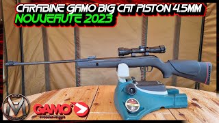 Carabine Big Cat piston 45mm Gamo nouveauté 2023 un vrai régal [upl. by Ulund]