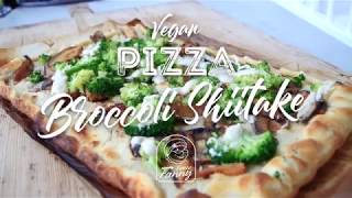 Recept Vegan Pizza Broccoli Shiitake [upl. by Janith192]