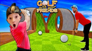 FATHER SON GOLF VIDEO GAME  Putt Putt Revenge [upl. by Agnese726]