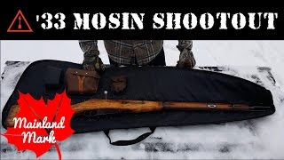 Mosin Nagant 1933 9130 Shootout [upl. by Amalia]