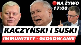 KACZYŃSKI I SUSKI BEZ IMMUNITETÓW – GŁOSOWANIE NA ŻYWO❗ROZLICZENIE MIESIĘCZNIC I KRADZIEŻY [upl. by Gibun]