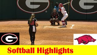 20 Arkansas vs 3 Georgia Softball Game 2 Highlights March 31 2024 [upl. by Sucramej806]