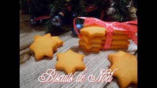 Biscuits de Noël  sablés au beurre  Famous French Christmas Cookies very easy  FACILE ET RAPIDE [upl. by Friday738]