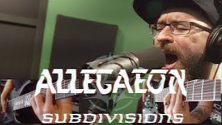 Allegaeon  Subdivisions RUSH COVER [upl. by Xylia]