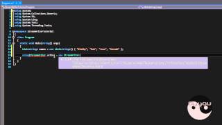 C Tutorial 014  StreamWriter [upl. by Canute526]