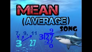 How to find the MEAN AVERAGE of a number set song [upl. by Nesnaj119]