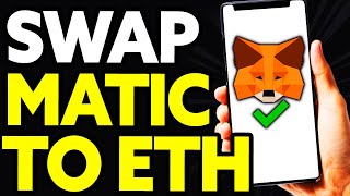 How To Swap MATIC to ETH on Metamask EASY [upl. by Bekah]