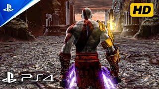 KRATOS VS CRONOS Boss Fight  God of War Remastered Gameplay PS4 No Commentary [upl. by Dust]