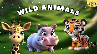 magical forest wild animals names and sounds [upl. by Rahsab966]