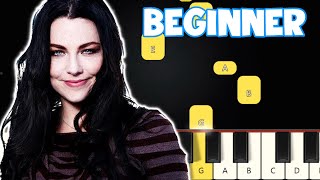 Evanescence  My Immortal  Beginner Piano Tutorial  Easy Piano [upl. by Eadith]