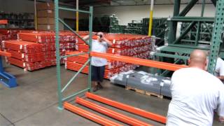 How to Assemble Your Pallet Rack Shelving [upl. by Ulrika]