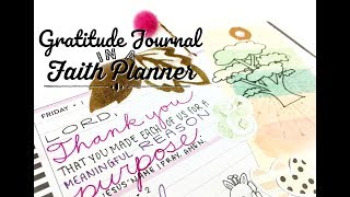 GRATITUDE FAITH JOURNAL SETUP IN A HAPPY PLANNER [upl. by Eseuqram388]