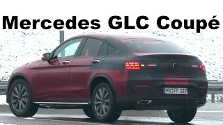 Mercedes Erlkönig GLC Coupé C253 wenig Tarnung  little camouflaged prototype spotted SPY VIDEO [upl. by Pietje]