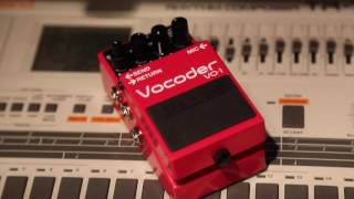 BOSS VO1 Vocoder  Guitar Pedal  Vintage King [upl. by Ethelstan]