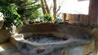 FRED FLINTSTONES CONCRETE hot tub spa jacuzzi BUILD [upl. by Scutt780]