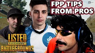 Best FPP Tips for PUBG from Pros w Shroud Summit DrDisrespect  PlayerUnknowns Battlegrounds [upl. by Vanny]