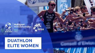 2023 World Duathlon Championships Elite Womens Highlights [upl. by Relyks]