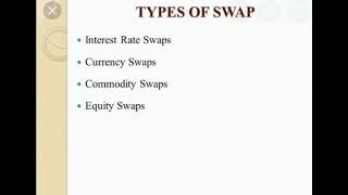 Types of SWAPS [upl. by Ayerf903]