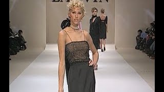 LANVIN Spring Summer 1997 Paris  Fashion Channel [upl. by Esilehc]