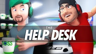 Will Markiplier Break It  Markiplier amp Jacksepticeye Animated in THE HELP DESK [upl. by Aiekal]