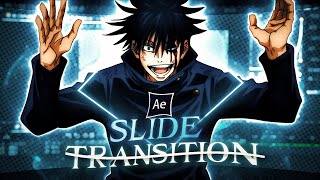 Slide Transition Tutorial  After Effects  AMV Tutorial [upl. by Ezzo671]