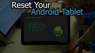 How To Reset Your Android Tablet [upl. by Elspeth959]