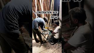 Day 40 Construction Vlogankitonsite dailychallenge construction constructionvlog [upl. by Atisor]