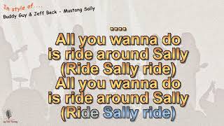 Buddy Guy amp Jeff Beck  Mustang Sally  Instrumental and Karaoke [upl. by Dodwell287]