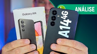 GALAXY A14 celular BÁSICO SAMSUNG vale a pena ou é melhor COMPRAR VERSÃO 5G Análise  Review [upl. by Reece348]