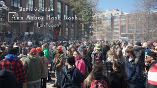 Ann Arbor Hash Bash 2024 Tribute to John Sinclair [upl. by Alleirbag]