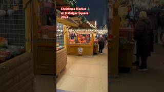 Christmas Market 🎄at Trafalgar Square 2024  CHRISTMAS in LONDON londonwalk christmasmarket [upl. by Nimsaj]