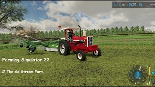 Making Hay Row for collection  FS 22 [upl. by Inahet802]