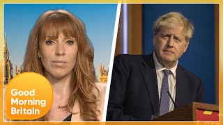 Angela Rayner Calls For Boris Johnson To Resign Following Downing Street Party Scandal  GMB [upl. by Panaggio]