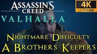 AC Valhalla  A Brothers Keepers  Nightmare Aesir difficulty playthrough [upl. by Itteb]