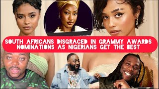 Another Disgrace for South Africa As Nigerians Shine Best in Grammy Awards Nominations [upl. by Llewellyn]