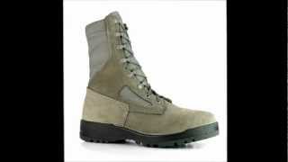 Mens Belleville 600ST Steel Toe Military Boot USA  SteelToeShoescom [upl. by Marvin]