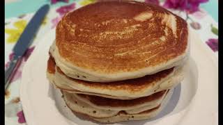 Pancakes sans gluten épais super moelleux et sans beurre [upl. by Yluj]