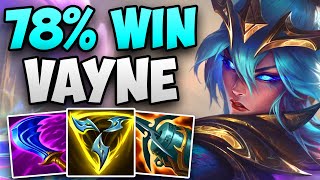 CHALLENGER 78 WIN RATE VAYNE FULL GAMEPLAY  CHALLENGER VAYNE ADC GAMEPLAY  Patch 1323 S13 [upl. by Alvy]