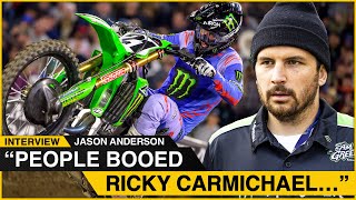 “People Booed Ricky Carmichael…”  Jason Anderson on Anaheim 2 [upl. by Attolrahc]