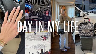 VLOG new nails packing for Boston unboxing packages home hockey game etc [upl. by Rocco]