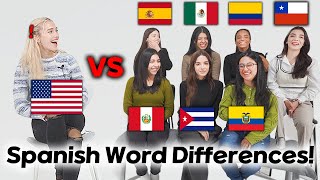 American was shocked by Spanish Differences Spain Mexico Colombia Chile Peru Cuba Ecuador [upl. by Riggs]