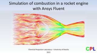 Simulation of combustion in a rocket engine with Ansys Fluent [upl. by Notned]