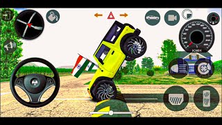 Modified Mahindra Thar Car Games Indian Cars Gadi Wala Game  Car Game Android Gameplay [upl. by Enobe288]