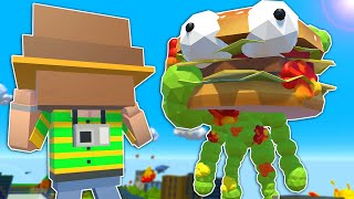 ZOMBIE BURGER MONSTER DESTROYS CITY  Tiny Town VR Gameplay  Valve Index Virtual Reality [upl. by Gaul]