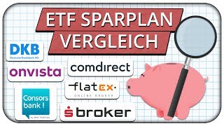 ETF Sparplan Vergleich Suche nach dem besten ETF Sparplan Anbieter  Testbericht 🔎 [upl. by Dian]