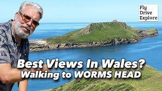 Best Views In Wales Walking To Worms Head Rhossili Gower [upl. by Alyks]